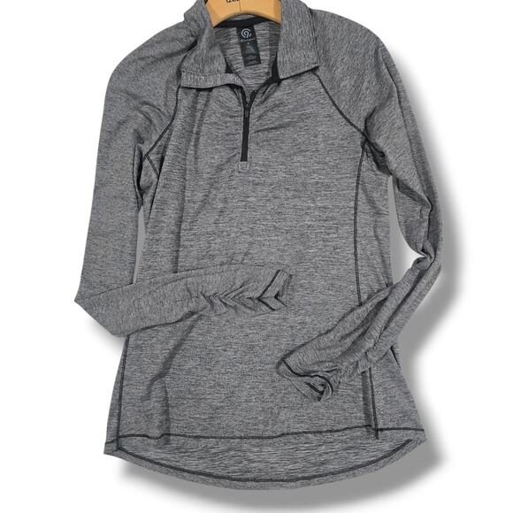 Champion Women’s Gray Quarter Zip Athletic Pullover Small - Picture 5 of 7